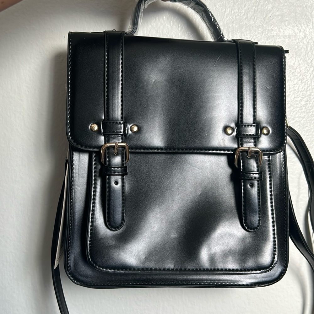 Crossbody Convertible Structured Backpack - image 1